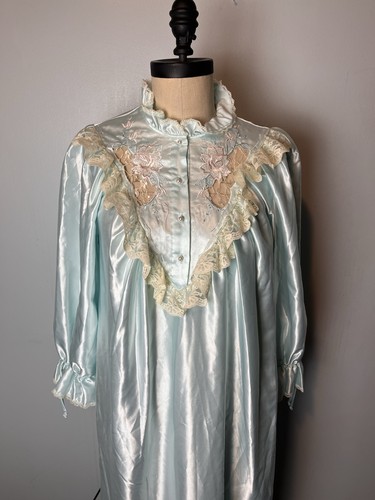 Vtg nightgown pajamas prairie - nightgown,