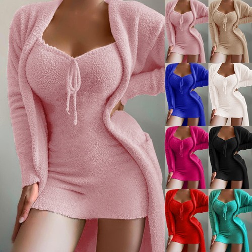 Women fleece pyjamas winter - pyjamas,