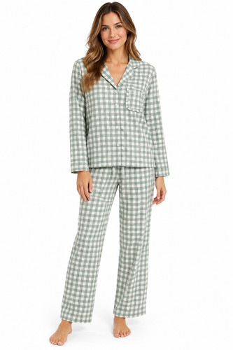 Ladies 100 cotton check - 100%,