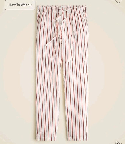 Crew cotton poplin pajama - j,