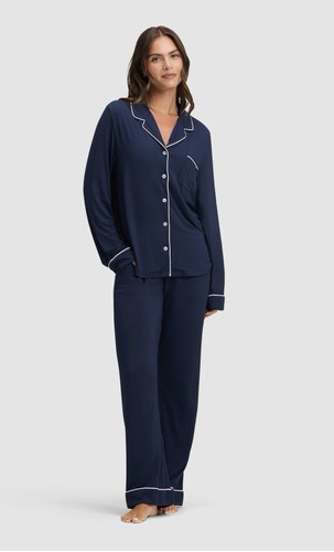 Cozy earth pajamas - earth, navy