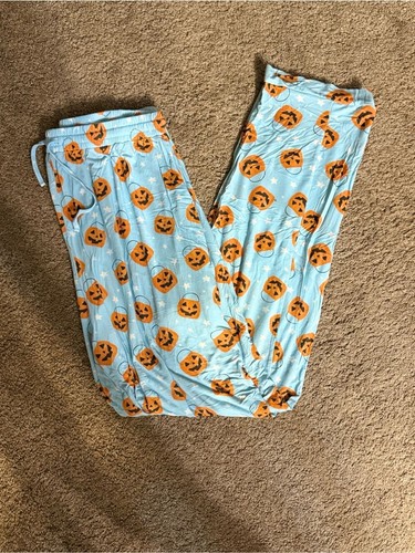Adult pumpkin print light blue - adult,