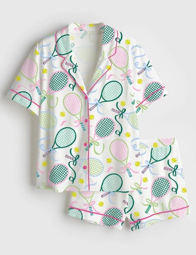 Tennis pajama set for - tennis,
