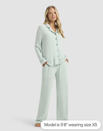 Cozy earth pajamas sea foam - earth,