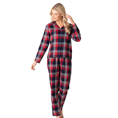 Womens checked pajamas ladies - checked,