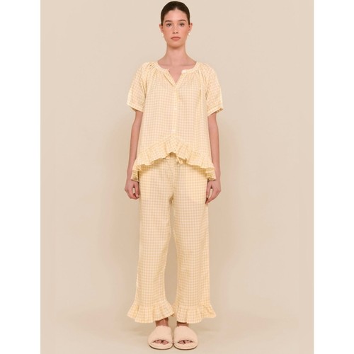 Piyama sophie yellow gingham - sophie,