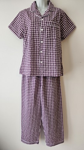 Plaid pattern set pajama - pattern,