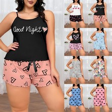 2PCS Plus Size Women Print