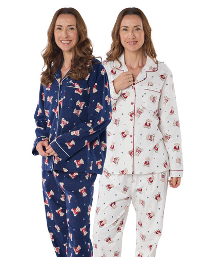Teddy bear print 100 brushed - teddy, 100%